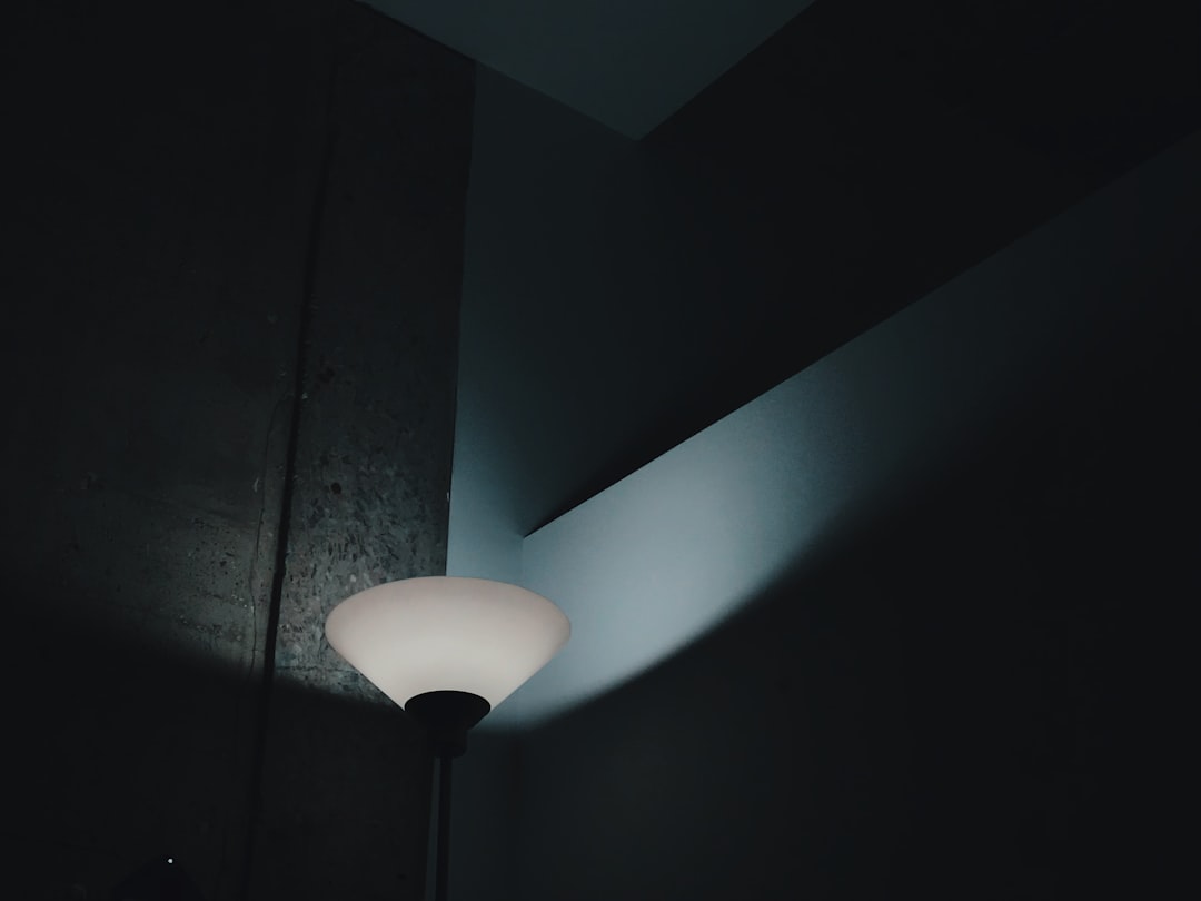 Photo modern table lamp