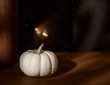 Photo Pumpkin pendant light