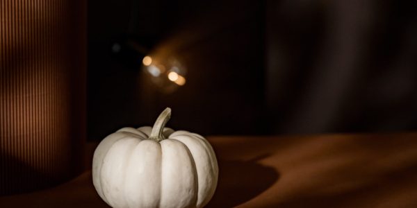 Photo Pumpkin pendant light