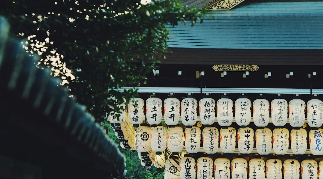 Photo Japanese chandelier