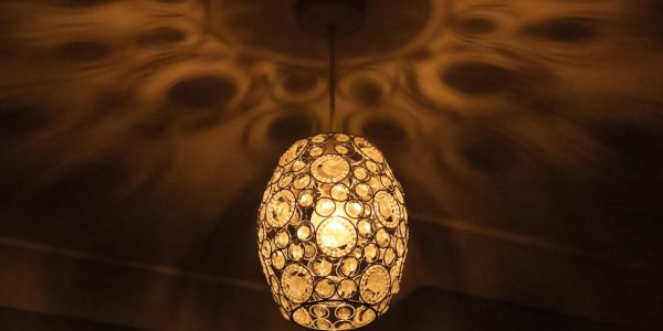 Photo luxury crystal chandelier