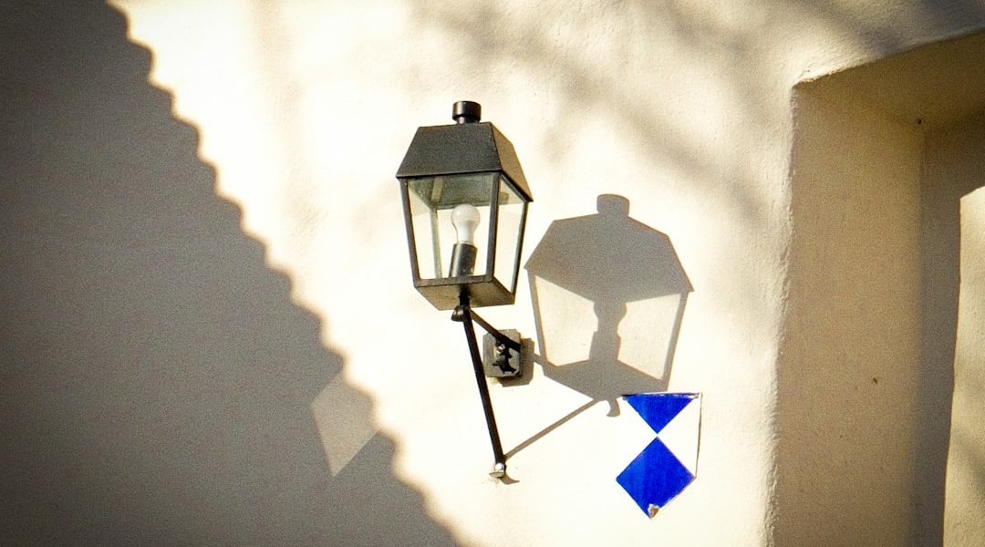 Photo acrylic wall sconce