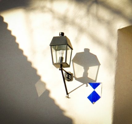 Photo acrylic wall sconce