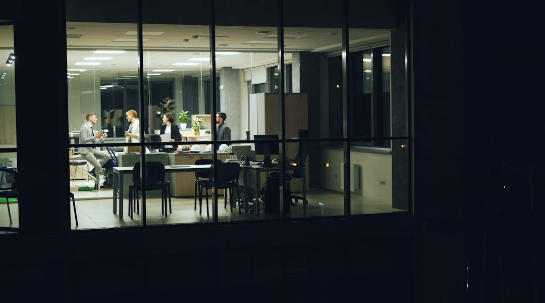 Photo slim opal glass cabinet workspace lighting